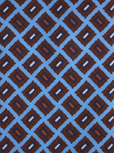 NADIR 3 Fold Orange Tie in Madder Silk